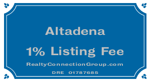 altadena 1% listing fee
